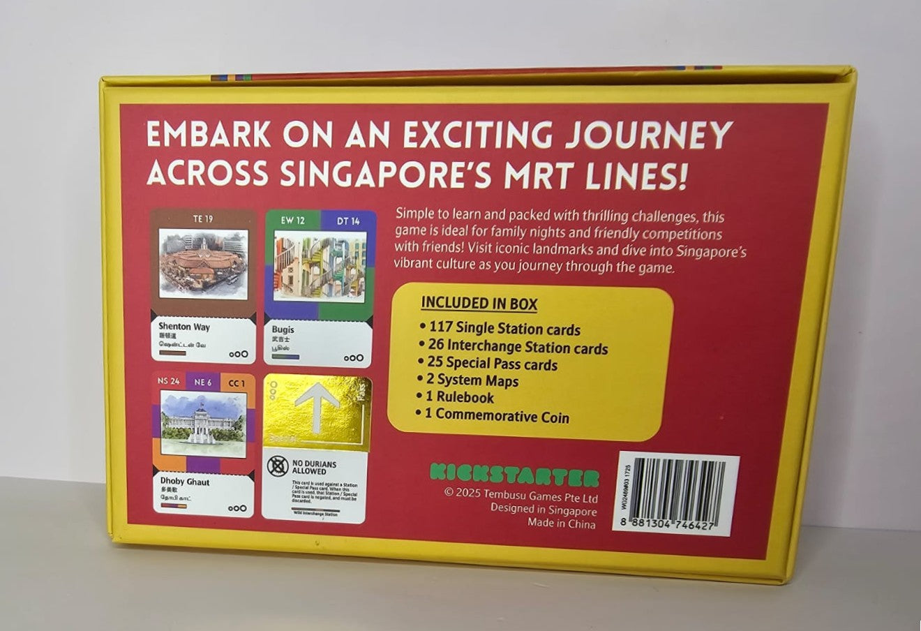 NEXT STATION: The Singapore MRT Game (SG60 Edition)