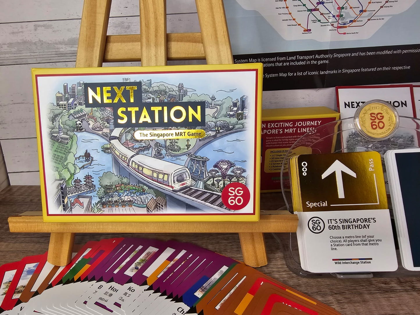 NEXT STATION: The Singapore MRT Game (SG60 Edition)