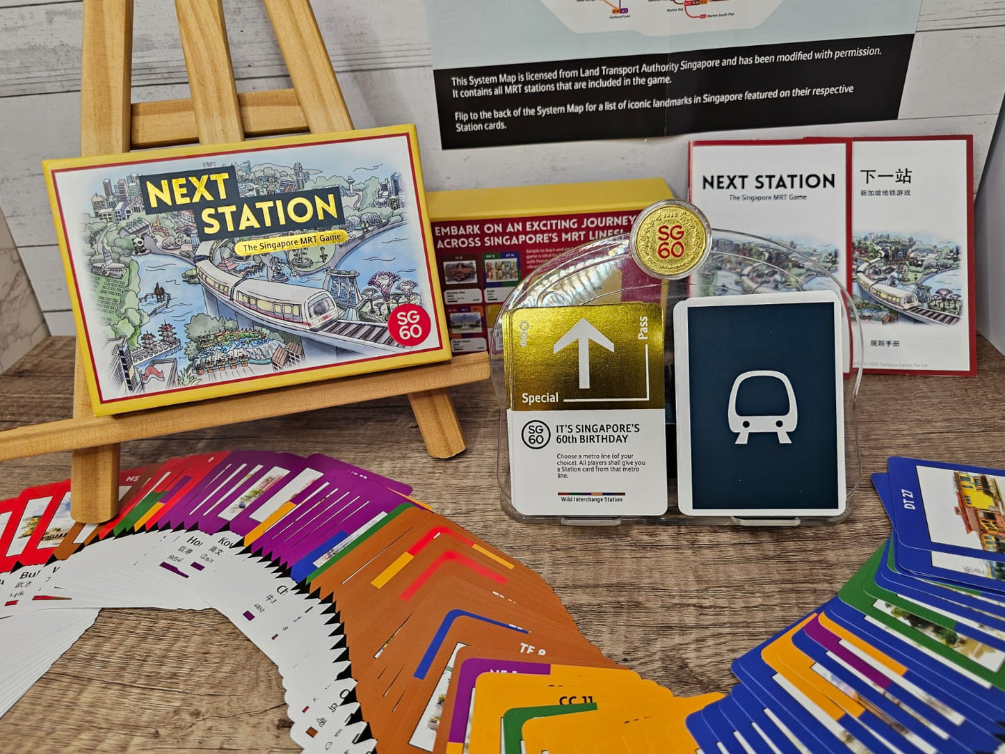 NEXT STATION: The Singapore MRT Game (SG60 Edition)